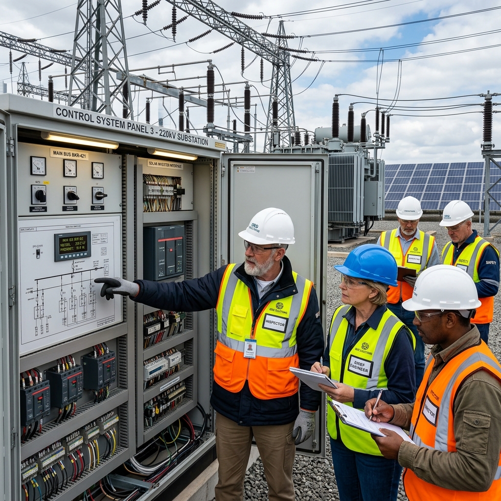 Inspección Técnica en Infraestructura Crítica de Energía y Subestaciones Eléctricas